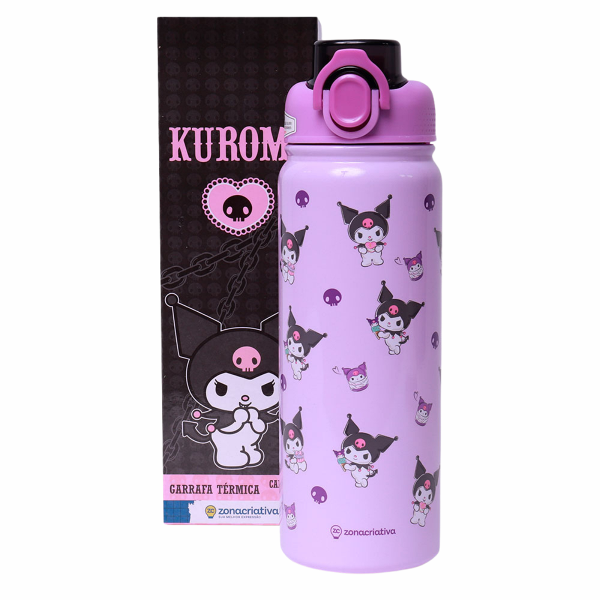 Garrafa Térmica Kuromi My Melody Hello Kitty Inox 650ml – LojaCine3