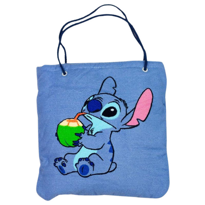 Bolsa Toalha Stitch 2 em 1 Sacola Praia Piscina Clube