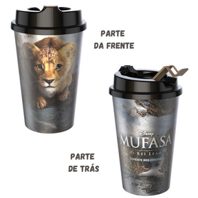 Copo Metalizado Rei Leão Mufasa Novo Filme 2024 750ml