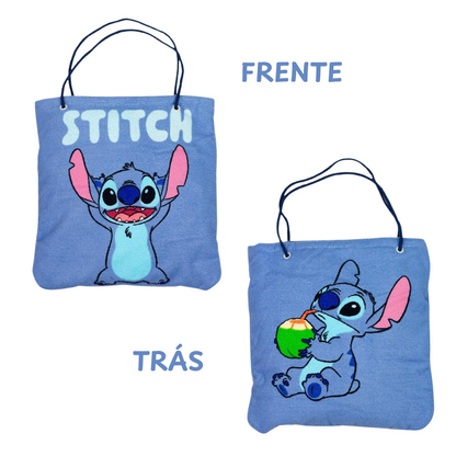 Bolsa Toalha Stitch 2 em 1 Sacola Praia Piscina Clube