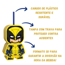 Copo 3D Wolverine 1 Litro com Canudo – Edição Exclusiva dos Cinemas Marvel Studios