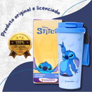 Copo Térmico Stitch 500ml – Aço Inox Parede Dupla Bico Duplo e Alça de Transporte Disney