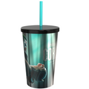 Copo Coringa: Delírio a Dois – 750ml com Tampa e Canudo Colecionável DC Comics