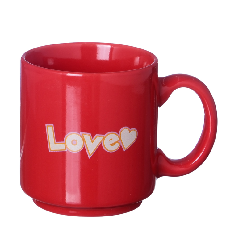 Mini Caneca Stitch Love Namorados 100ml