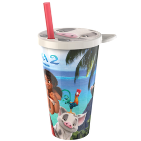 Kit Festa Moana - 10 Copos 3d Puá 510ml Lembrancinha Aniversário