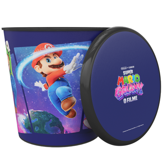 Balde Pipoca Super Mario Galaxy Filme 2026 Novo Estreia 4L