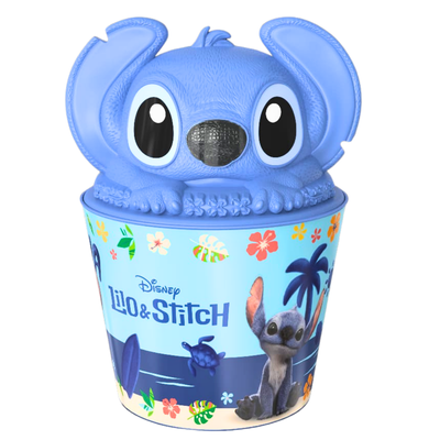 Balde de Pipoca Stitch com Tampa Formato 3d Exclusivo Cinema 4,2L