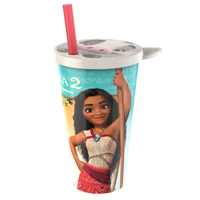 Kit Festa Moana - 10 Copos 3d Puá 510ml Lembrancinha Aniversário