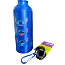 Garrafa de Alumínio Stitch Aloha com Mosquetão Chaveiro 500ml