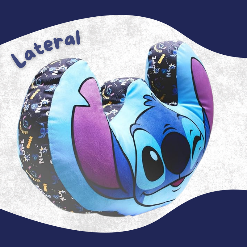 Almofada Formato Stitch 3D 51cm Produto Oficial Lilo & Stitch
