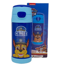Garrafa Térmica Chase Patrulha Canina 350ml – Aço Inoxidável com Canudo e Tampa Rosqueável