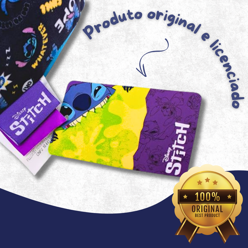 Almofada Formato Stitch 3D 51cm Produto Oficial Lilo & Stitch