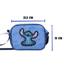 Bolsa Transversal Stitch Shoulder Bag Aplique