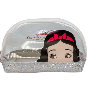 Necessaire 2 em 1 Branca de Neve Princesas Bolsa Maquiagem