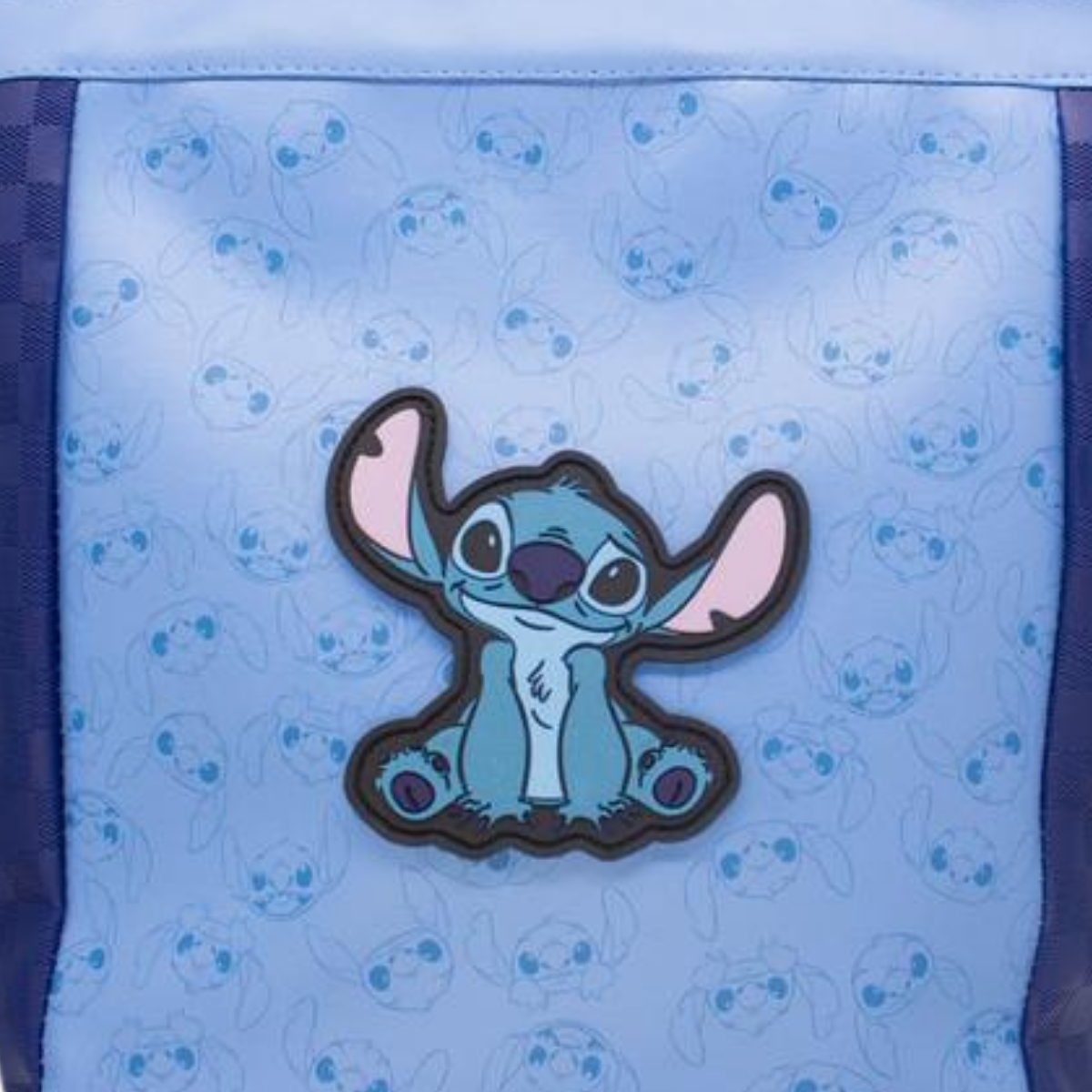 Bolsa de Ombro Stitch Aplique Shopping Bag