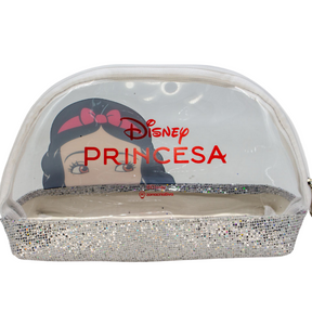 Necessaire 2 em 1 Branca de Neve Princesas Bolsa Maquiagem