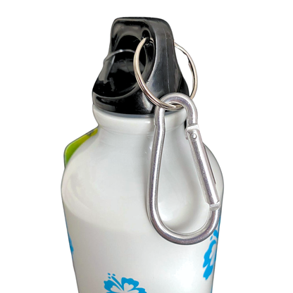 Garrafa de Alumínio Stitch e Angel 500ml – Com Mosquetão Estampa Licenciada