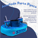 Kit Almofada Porta Pipoca Com Balde e Copos Stitch Just Chill
