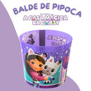 Balde de Pipoca A Casa Mágica Da Gabby 4L Cinema Oficial
