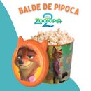 Balde Pipoca Zootopia 2 Tampa Estreia Cinema 2025 4L Orelhas
