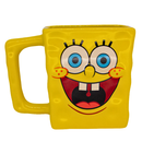 Caneca Oficial Bob Esponja 450ml Formato 3D + Brinde