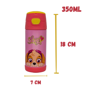 Garrafa Térmica Infantil Inox Skye Patrulha Canina 350ml