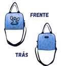 Lancheira Maleta Térmica Stitch Infantil Escola Passeio