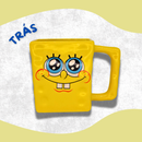 Caneca Oficial Bob Esponja 450ml Formato 3D + Brinde