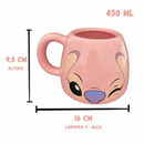 Caneca Bowl Vaso Porta Lápis 3D Angel Stitch 450ml