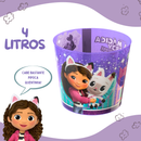 Balde de Pipoca A Casa Mágica Da Gabby 4L Cinema Oficial