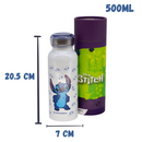 Garrafa Térmica Stitch 500ml Inox com Vedação em Silicone – Compacta e Estilosa + Brinde