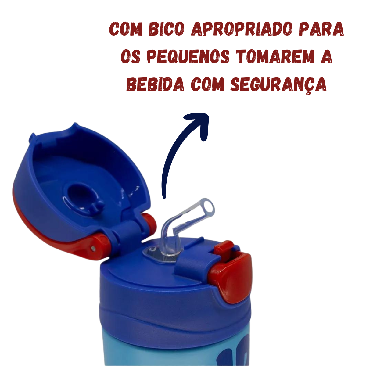 Garrafa Térmica Infantil Inox Homem Aranha 350ml