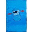 Almofada 2 em 1 Manta com Zíper Veludo Stitch