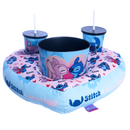 Kit Almofada Porta Pipoca Balde e Copos Stitch e Angel Coração