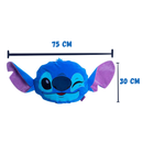 Almofada 2 em 1 Manta com Zíper Veludo Stitch