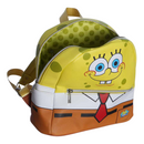 Mochila Infantil Bob Esponja 25cm Com Bolsos Laterais Escola Passeios