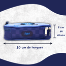 Estojo Escolar Stitch Disney Box 100 Pens Compartimento Único e Design Divertido