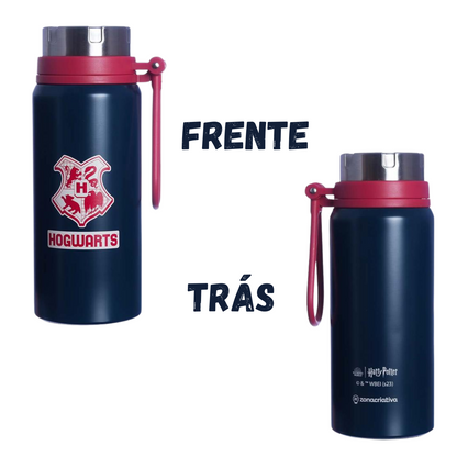 Garrafa Térmica Inox Hogwarts Harry Potter 650ml