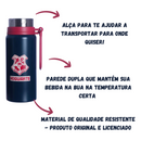 Garrafa Térmica Inox Hogwarts Harry Potter 650ml