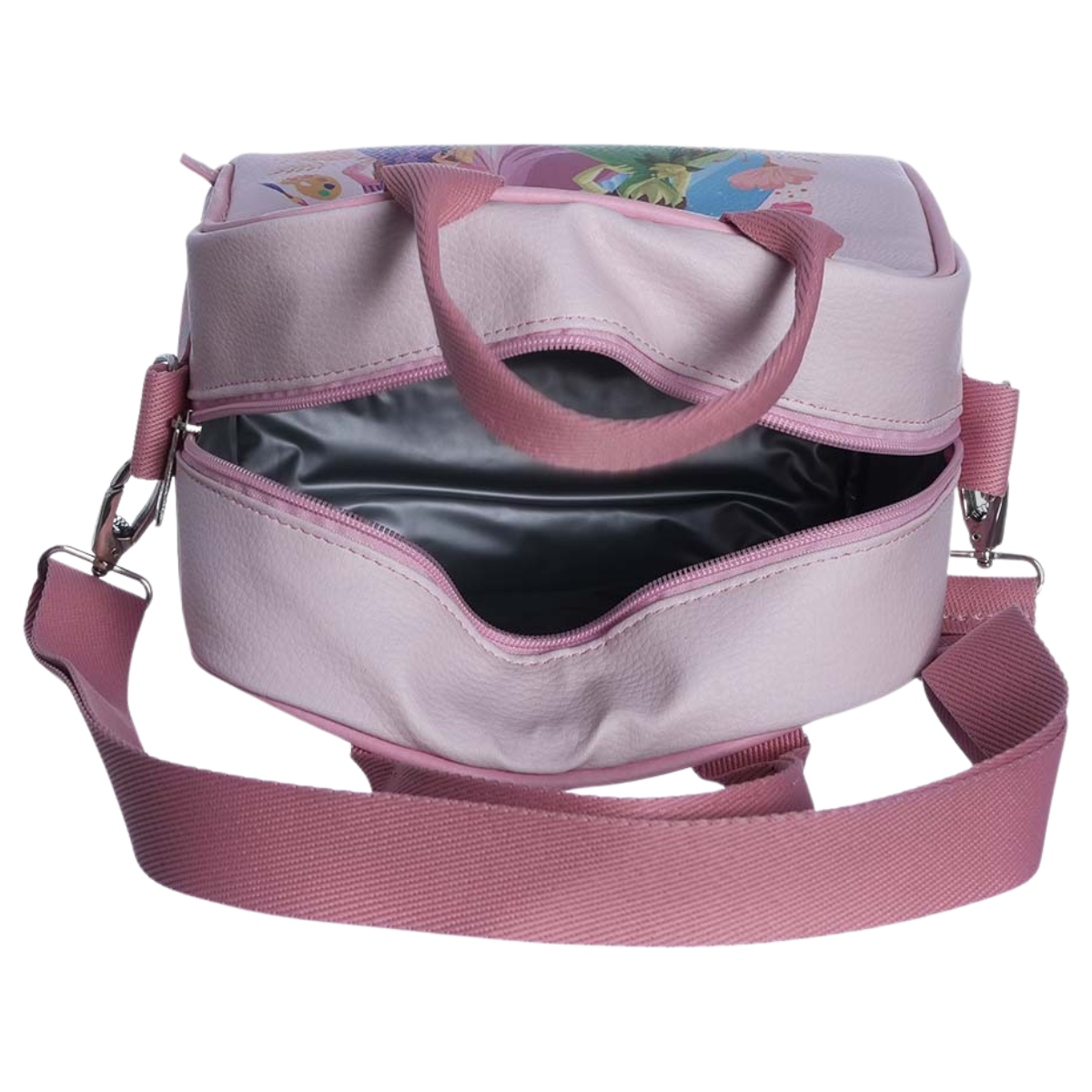 Lancheira Maleta Térmica Princesas com Alça Dupla Escola Passeios