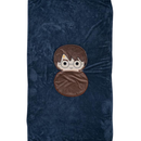 Almofada 2 em 1 Manta com Zíper Veludo Harry Potter HP