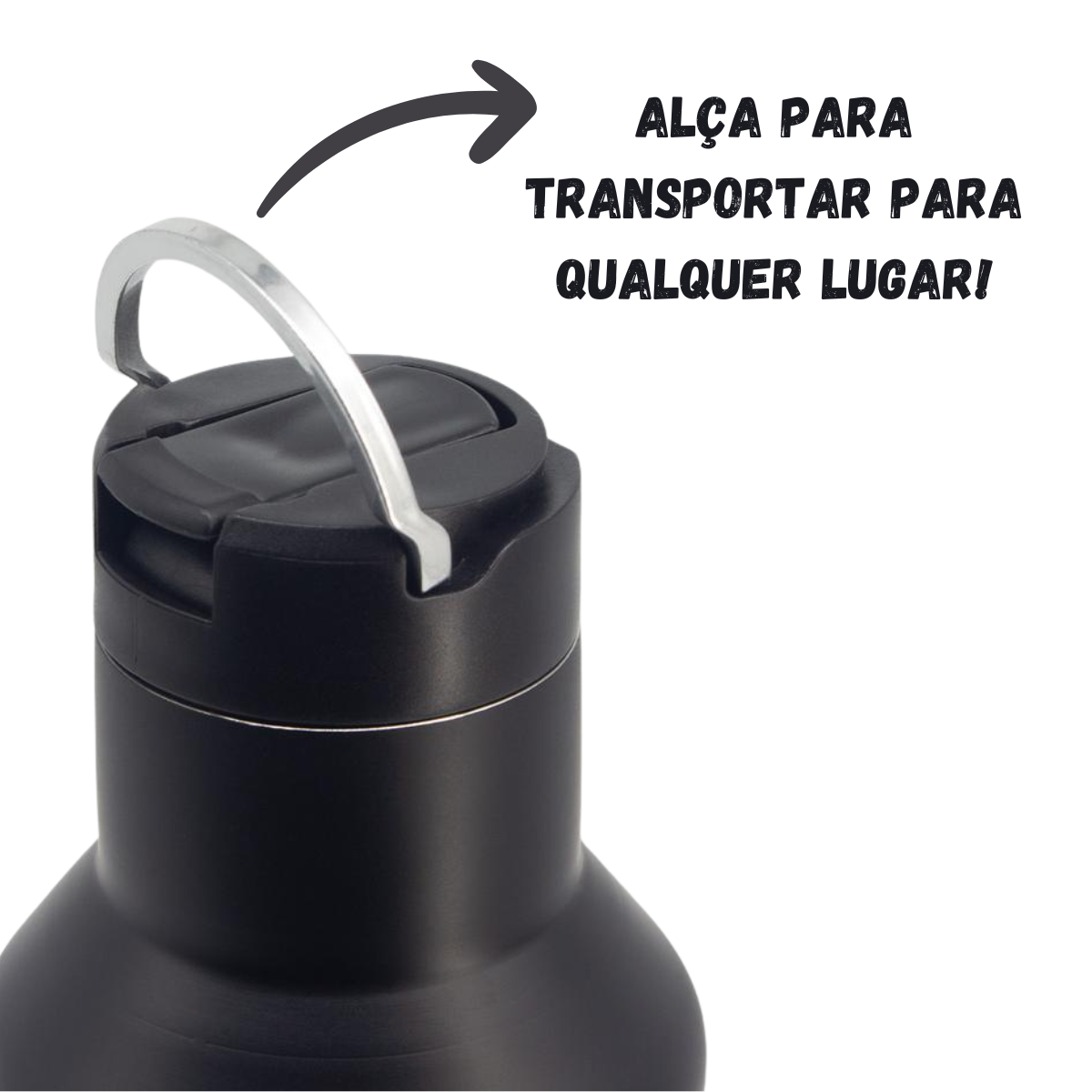Garrafa Térmica Inox Hogwarts Harry Potter 600ml