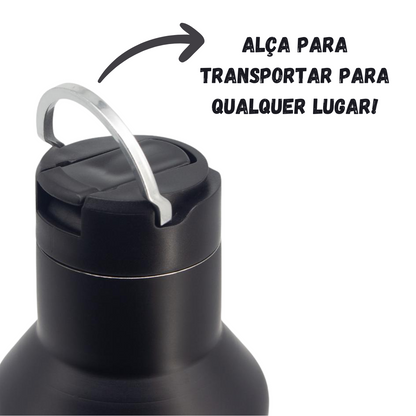 Garrafa Térmica Inox Hogwarts Harry Potter 600ml