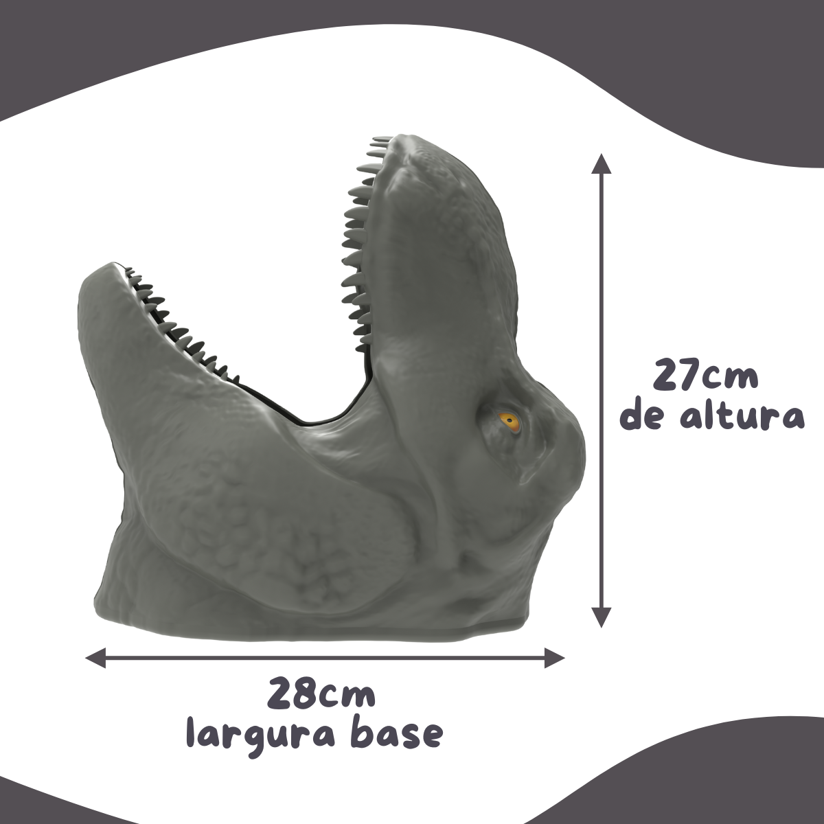 Balde de Pipoca Jurassic World Dinossauro Filme 2025 3,5L