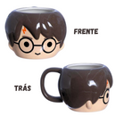 Caneca Cabeça Harry Potter em Cerâmica 750ml com Design 3D e Brinde Exclusivo