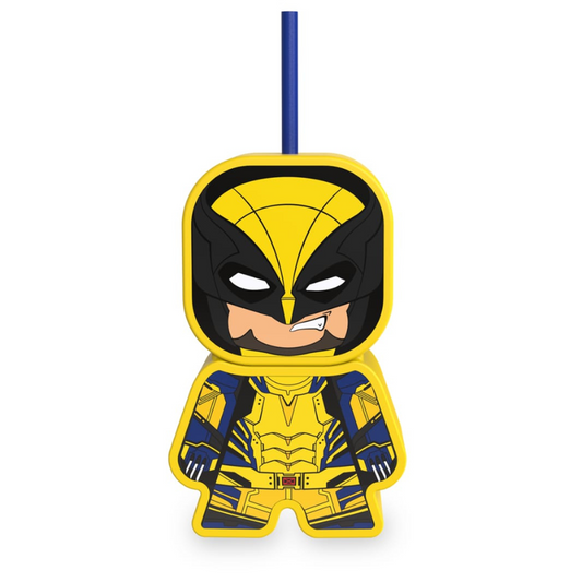Copo 3D Wolverine 1 Litro com Canudo – Edição Exclusiva dos Cinemas Marvel Studios
