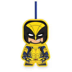 Copo Formato 3d Wolverine Tampa Canudo Marvel Studios - FRETE GRÁTIS