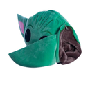 Almofada 2 em 1 Manta com Zíper Veludo Mandalorian Star Wars