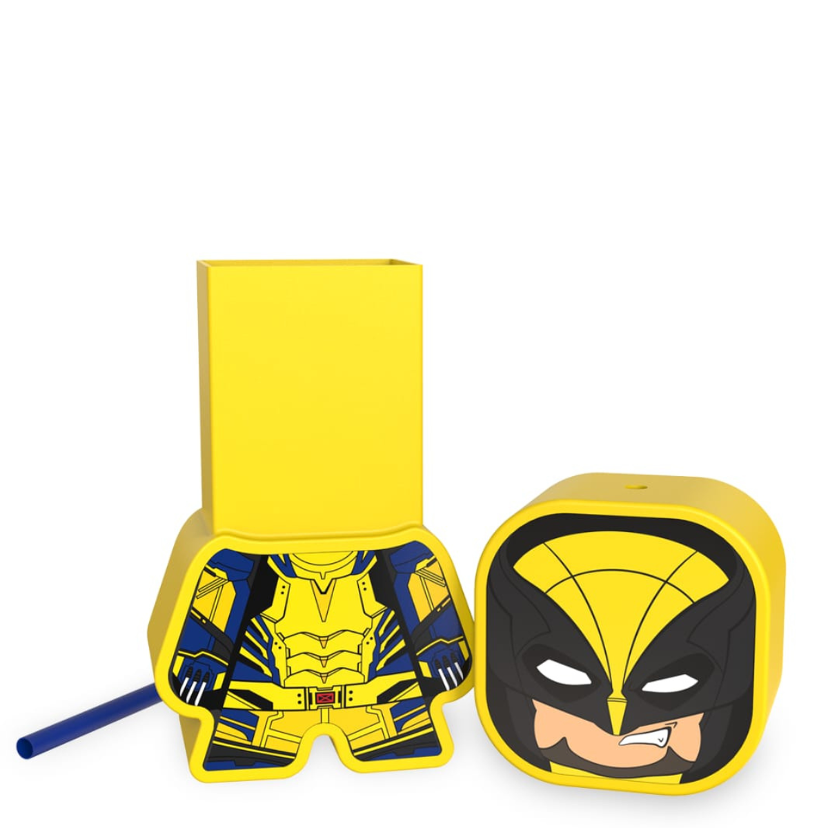 Copo 3D Wolverine 1 Litro com Canudo – Edição Exclusiva dos Cinemas Marvel Studios
