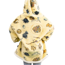 Cobertor com Mangas Hogwarts Harry Potter Hoodie Moletom Juvenil